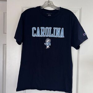 Champion Navy UNC Carolina Graphic Women's Tee